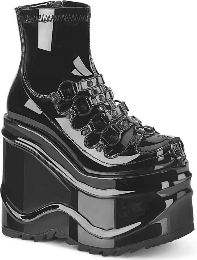 DemoniaCult WAVE-110 Plateau Laarzen 38 Shoes Zwart - Foto 1