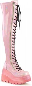 Demonia Plateau overknee Laarzen 38 Shoes SHAKER 374 1 Roze