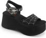 DemoniaCult FUNN-10 Plateau Sandaal 39 Shoes Zwart - Thumbnail 2