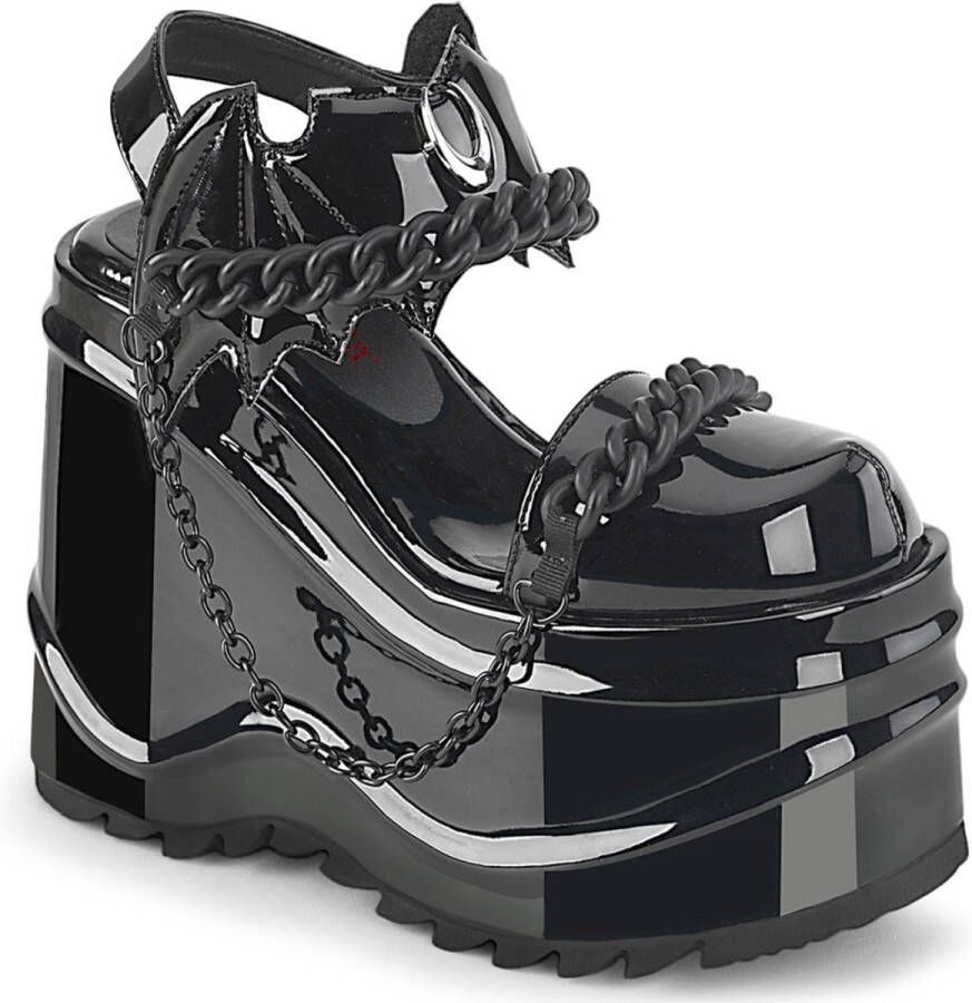 DemoniaCult WAVE-20 Plateau Sandaal 40 Shoes Zwart - Foto 1