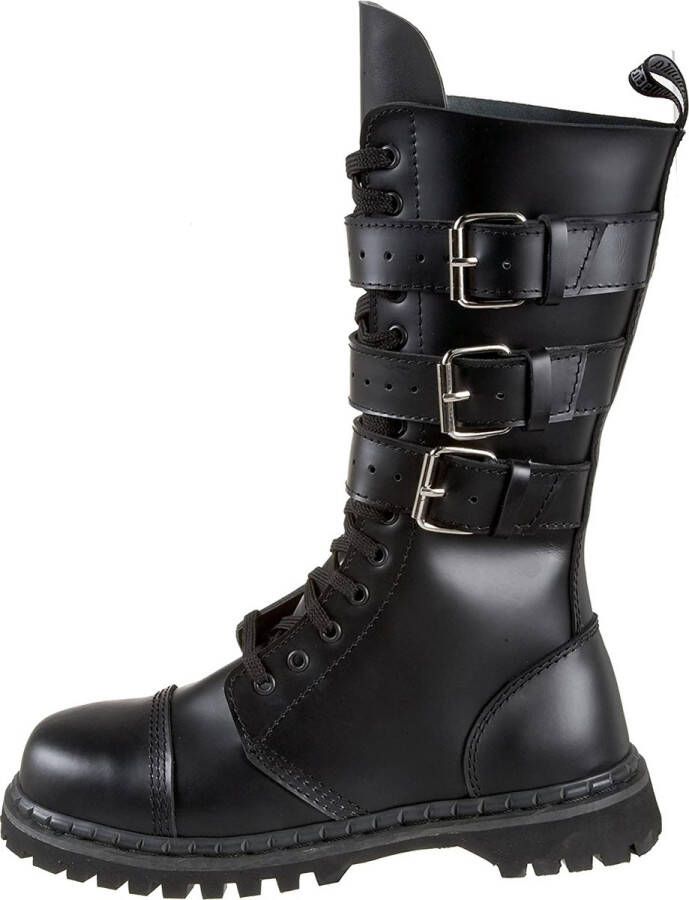 Demonia Pleaser Gravel 14 Boots Black Leather Mt - Foto 1
