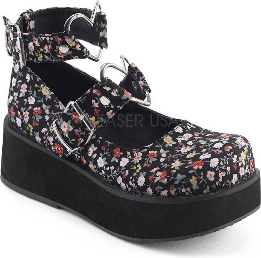 Demonia Sandaal 36 Shoes SPRITE 02 Zwart