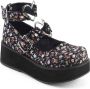 DemoniaCult SPRITE-02 Plateau Sandaal 39 Shoes Zwart - Thumbnail 3