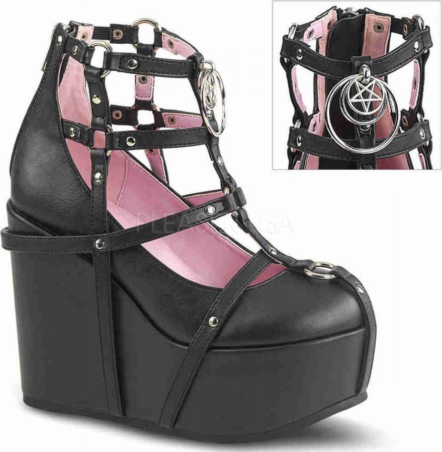 Demonia Sleehakken 37 Shoes POISON 25 1 Zwart