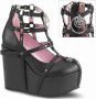 DemoniaCult POISON-25-1 Sleehakken 36 Shoes Zwart - Thumbnail 2