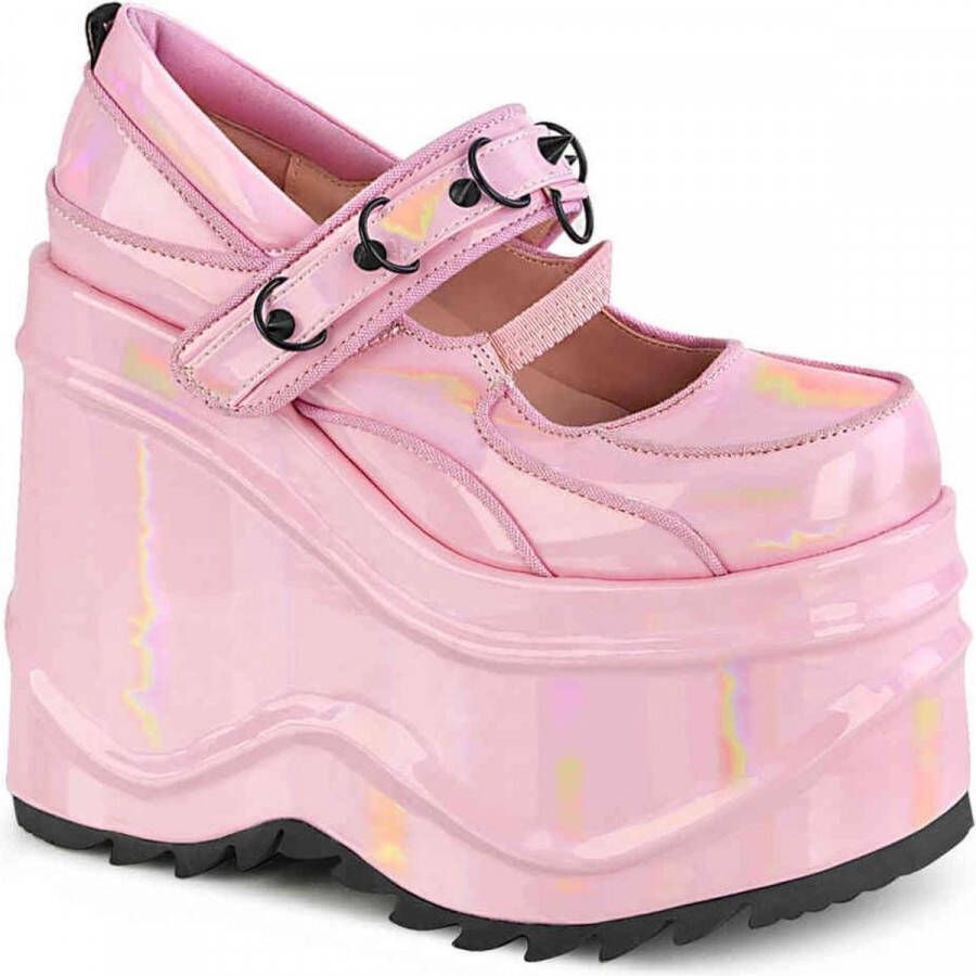 DemoniaCult WAVE-48 Sleehakken 37 Shoes Roze