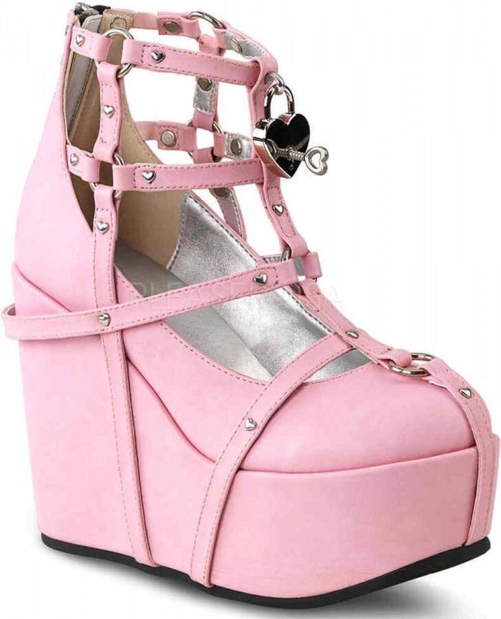 DemoniaCult POISON-25-2 Sleehakken 38 Shoes Roze