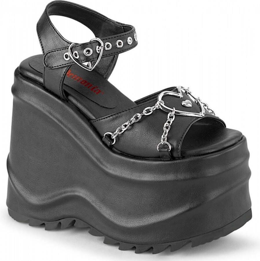 Demonia Sleehakken 42 Shoes WAVE 09 Zwart