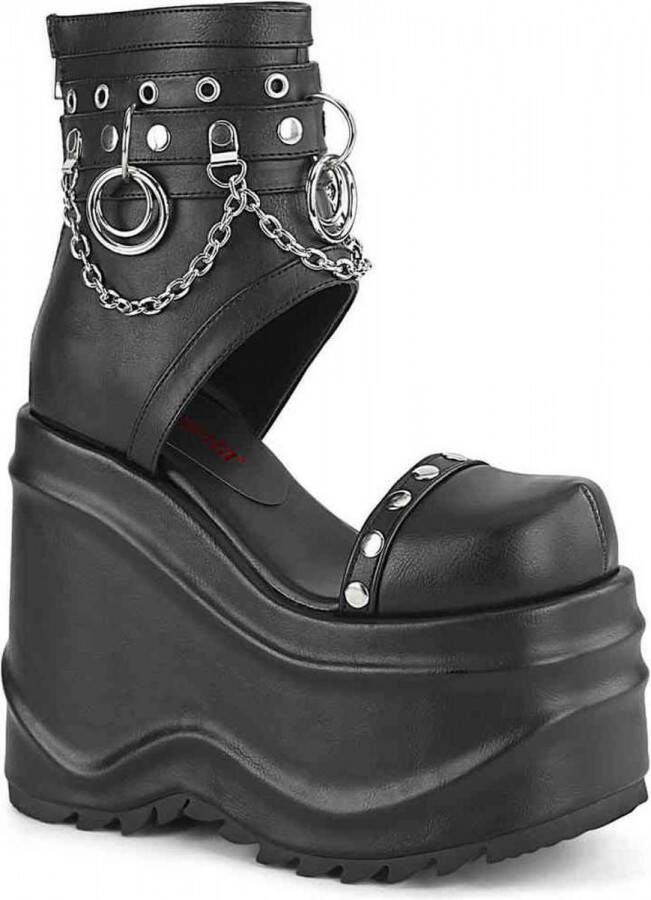 Demonia Sleehakken 42 Shoes WAVE 22 Zwart