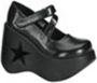 DemoniaCult DYNAMITE-03 Sleehakken 38 Shoes Zwart - Thumbnail 1