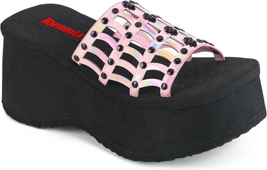 Demonia Slippers 36 Shoes FUNN 13 Roze