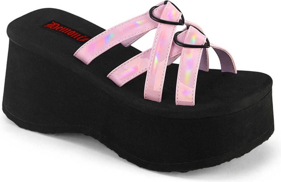 Demonia Slippers 36 Shoes FUNN 15 Roze
