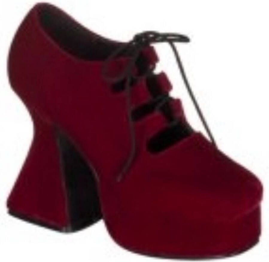 Demonia Witch 130 - Red Suede Shoes - Foto 1