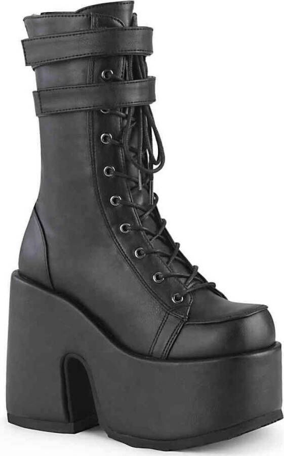 DemoniaCult CAMEL-250 Plateau Laarzen 41 Shoes Zwart