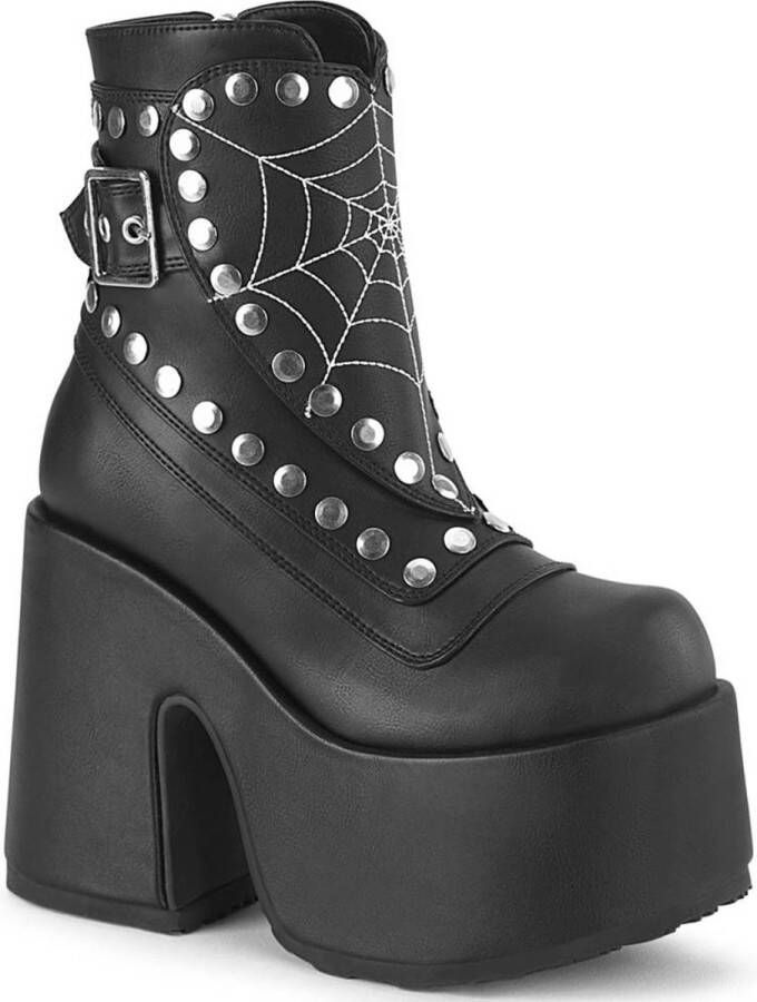DemoniaCult CAMEL-70 Plateau Laarzen 41 Shoes Zwart