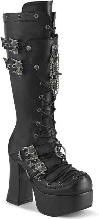 DemoniaCult CHARADE-230 Plateau Laarzen 41 Shoes Zwart