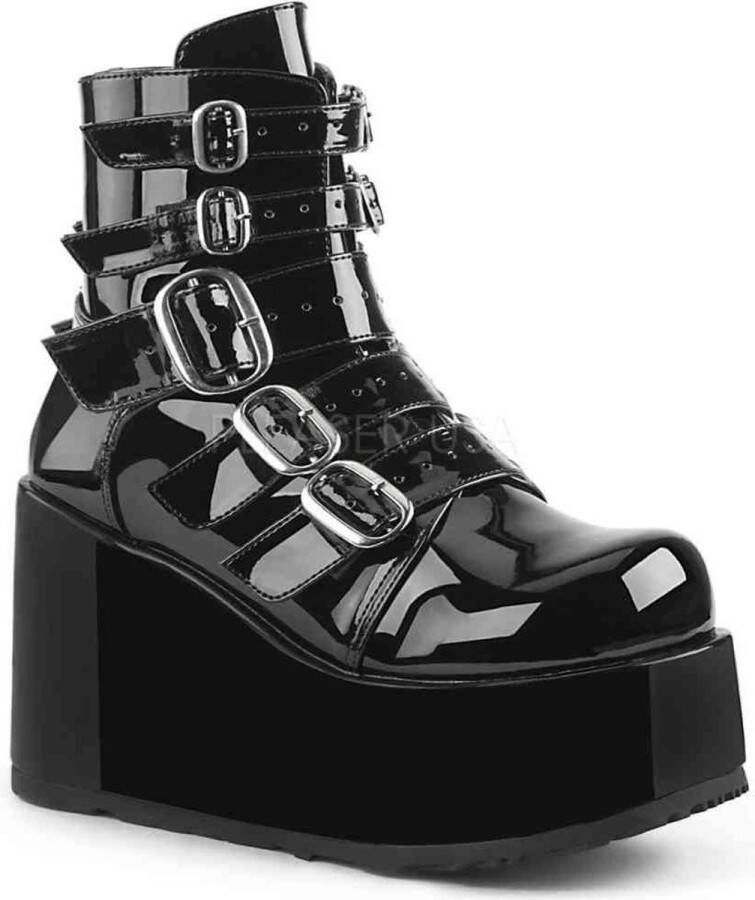 Demonia = | CONCORD 57 | 4 1 4 PF Ankle Boot w Multi Buckle Straps Back Zip - Foto 1