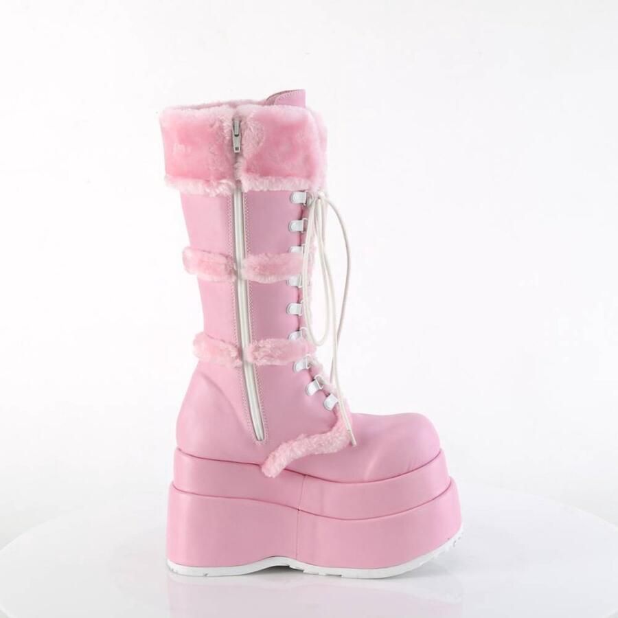 DemoniaCult BEAR-202 Plateau Laarzen 37 Shoes Roze