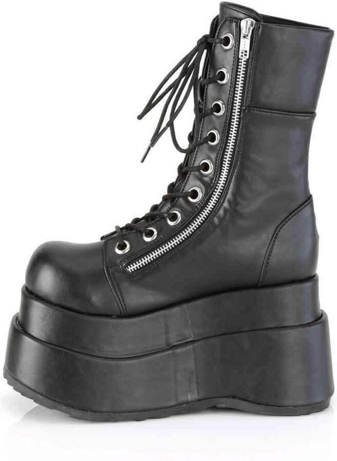 DemoniaCult BEAR-265 Plateau Laarzen 42 Shoes Zwart - Foto 2