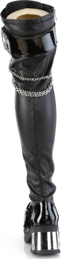 DemoniaCult BRATTY-304 Plateau overknee Laarzen 37 Shoes Zwart - Foto 5