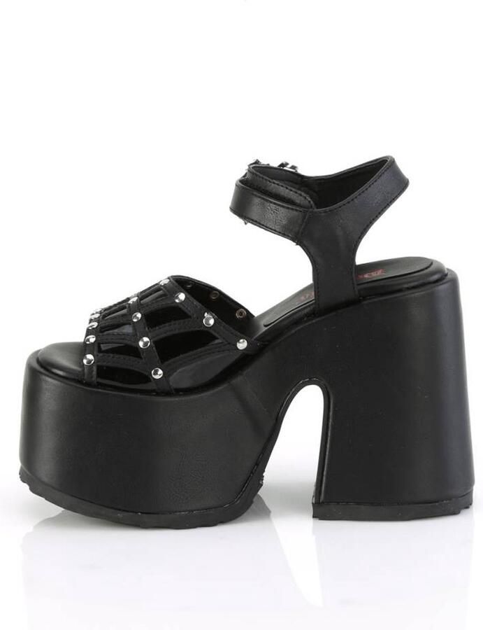 DemoniaCult CAMEL-17 Plateau Sandaal 41 Shoes Zwart