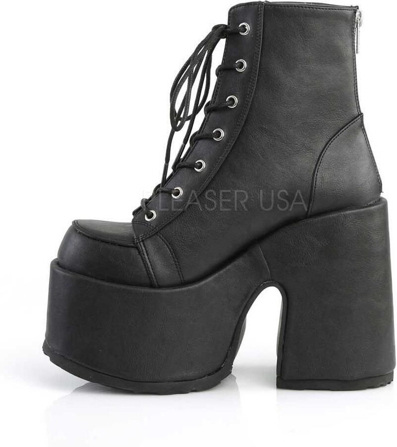 DemoniaCult CAMEL-203 Plateau Laarzen 39 Shoes Zwart