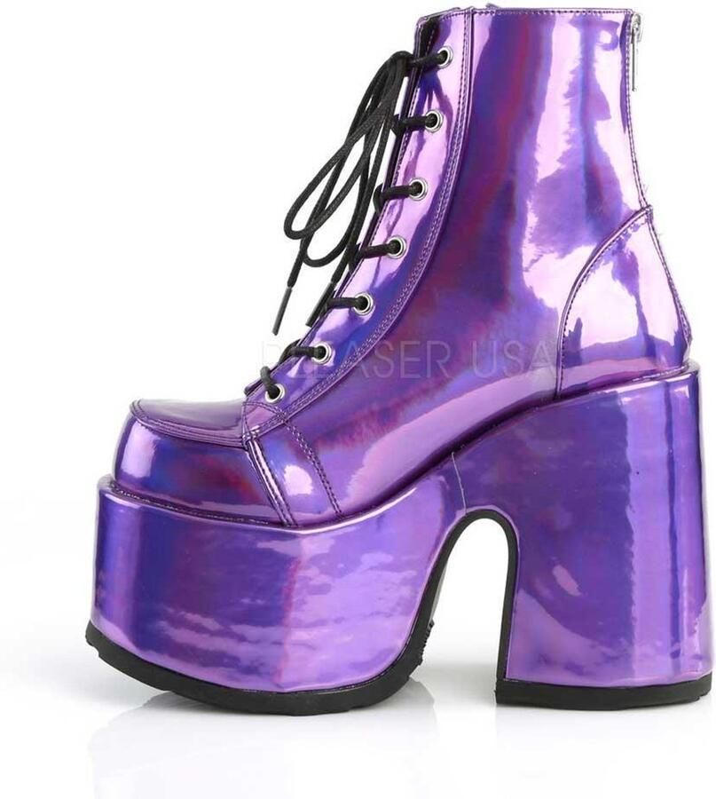 DemoniaCult CAMEL-203 Plateau Laarzen 42 Shoes Paars