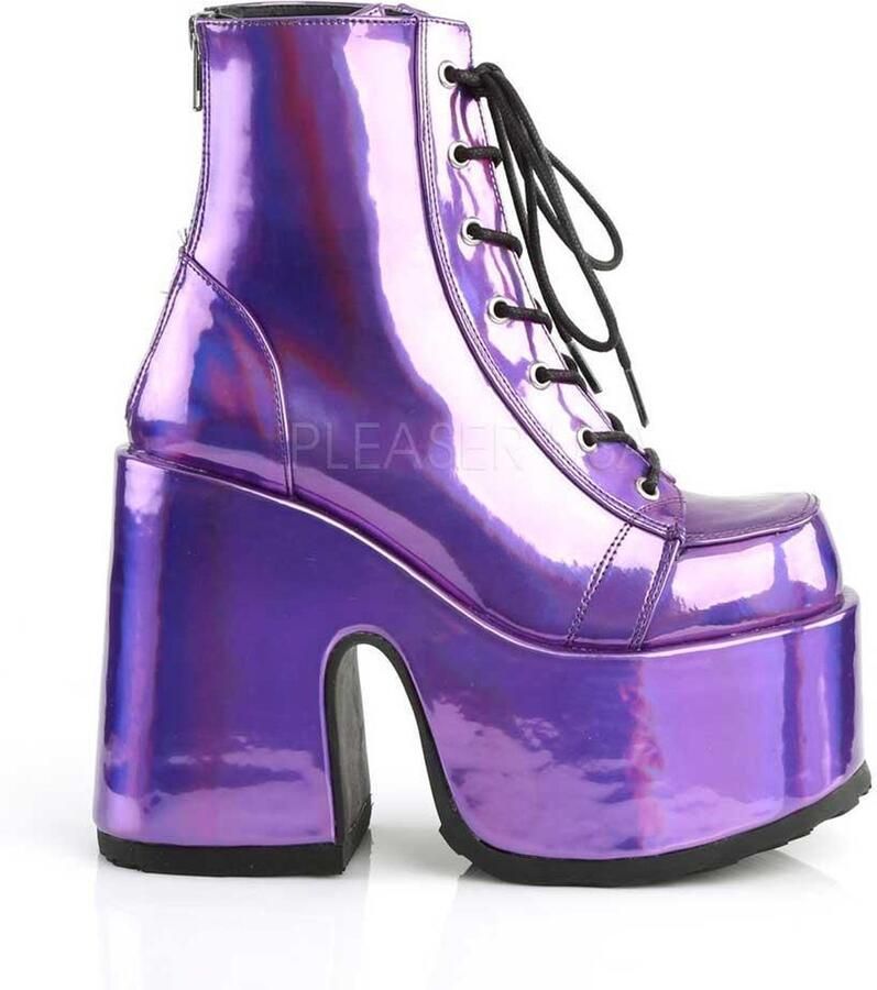 DemoniaCult CAMEL-203 Plateau Laarzen 41 Shoes Paars - Foto 2