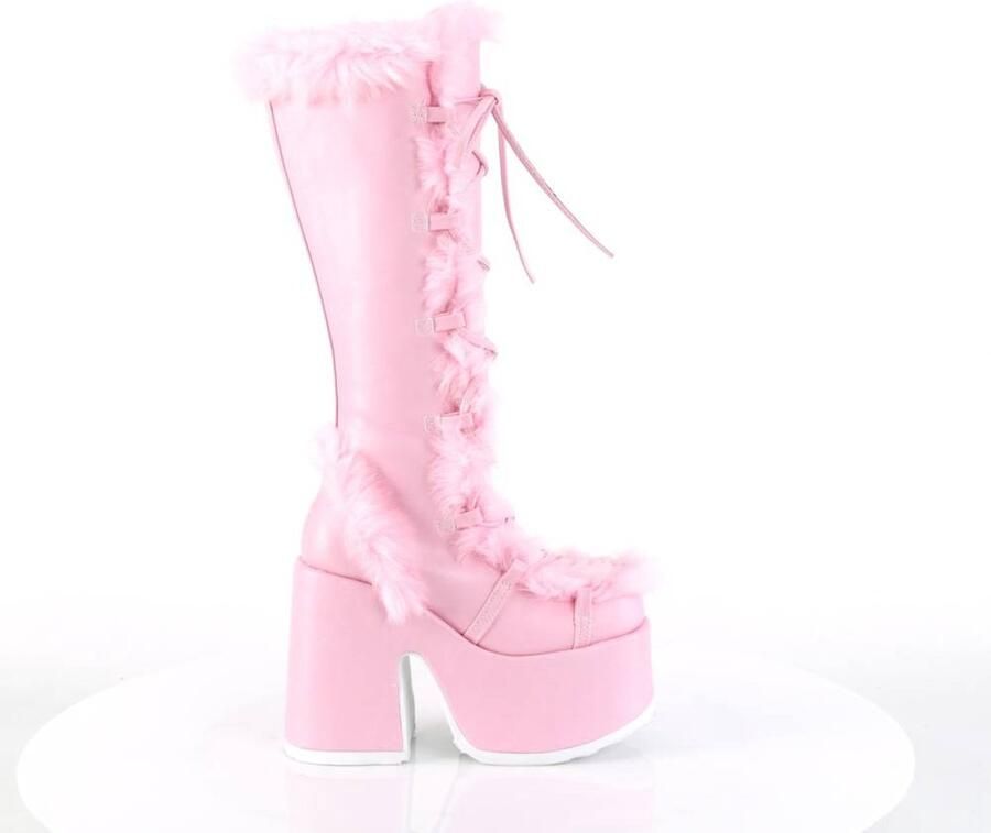DemoniaCult CAMEL-311 Plateau Laarzen 39 Shoes Roze - Foto 3