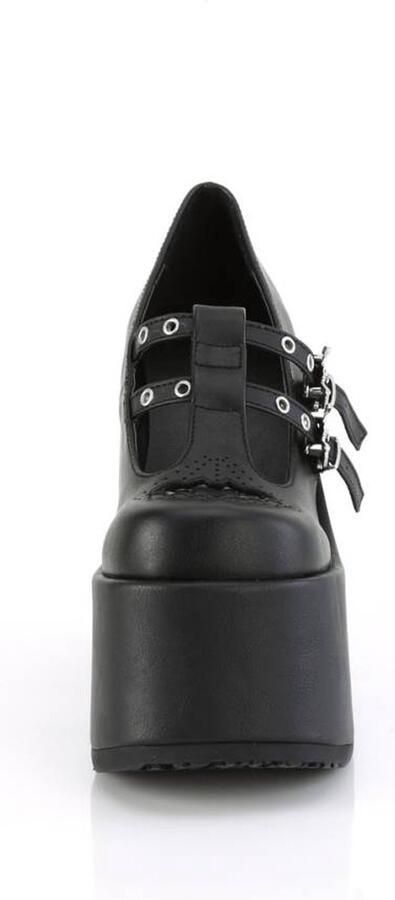 DemoniaCult CAMEL-55 Plateau Sandaal 39 Shoes Zwart - Foto 5
