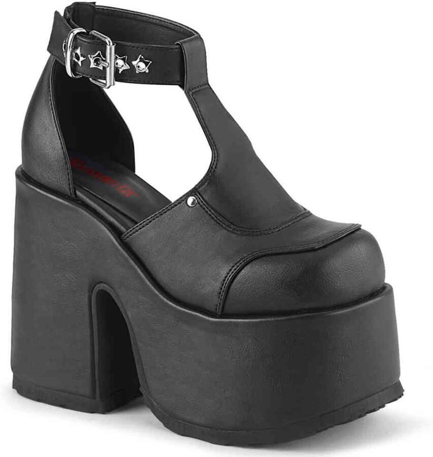 DemoniaCult CAMEL103 Plateau Sandaal 41 Shoes Zwart