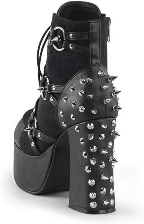 DemoniaCult CHARADE-100 Plateau Laarzen 40 Shoes Zwart