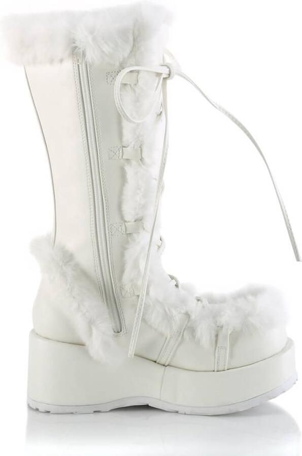 DemoniaCult CUBBY-311 Plateau Laarzen 38 Shoes Wit