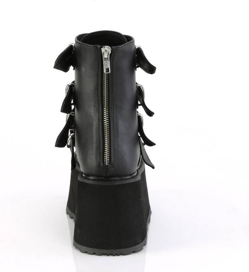 DemoniaCult DAMNED-105 Plateau Laarzen 39 Shoes Zwart