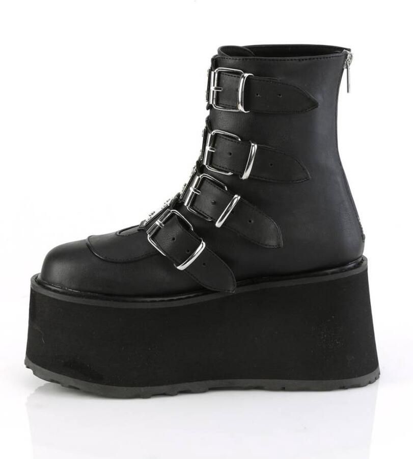 DemoniaCult DAMNED-105 Plateau Laarzen 41 Shoes Zwart - Foto 4