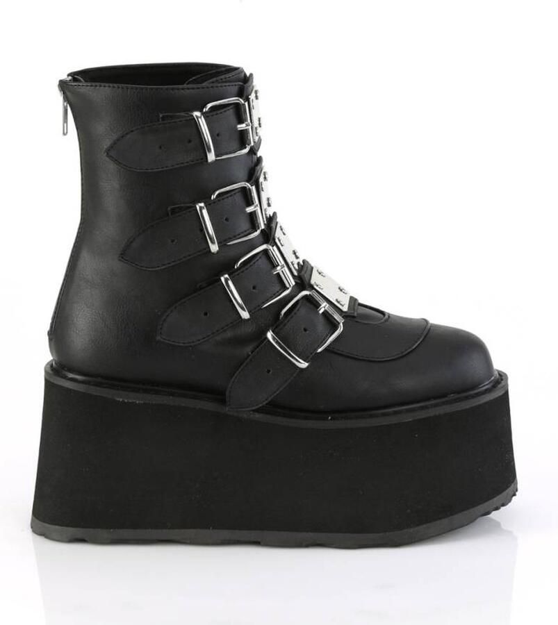 DemoniaCult DAMNED-105 Plateau Laarzen 41 Shoes Zwart - Foto 5