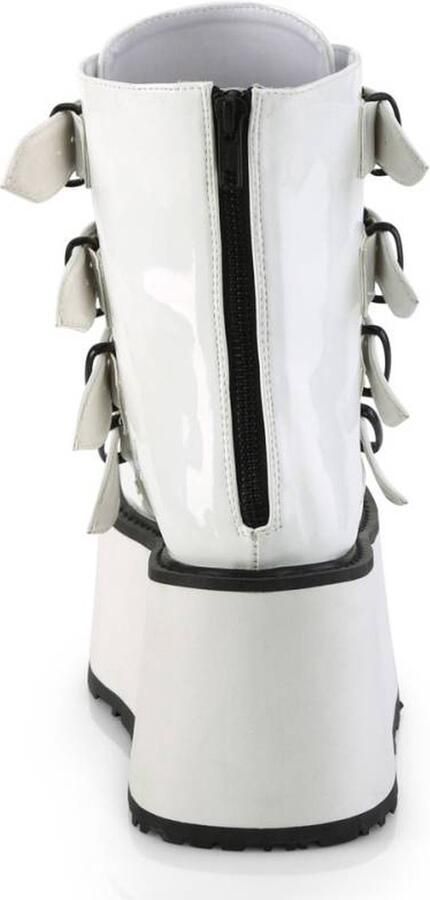 DemoniaCult DAMNED-105 Plateau Laarzen 39 Shoes Wit - Foto 4