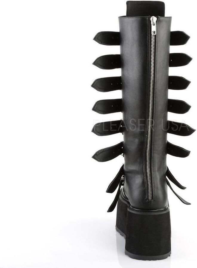 DemoniaCult DAMNED-318 Plateau Laarzen 36 Shoes Zwart - Foto 3