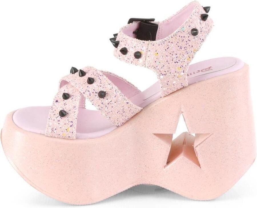 DemoniaCult DYNAMITE-02 Plateau Sandaal 40 shoes Roze