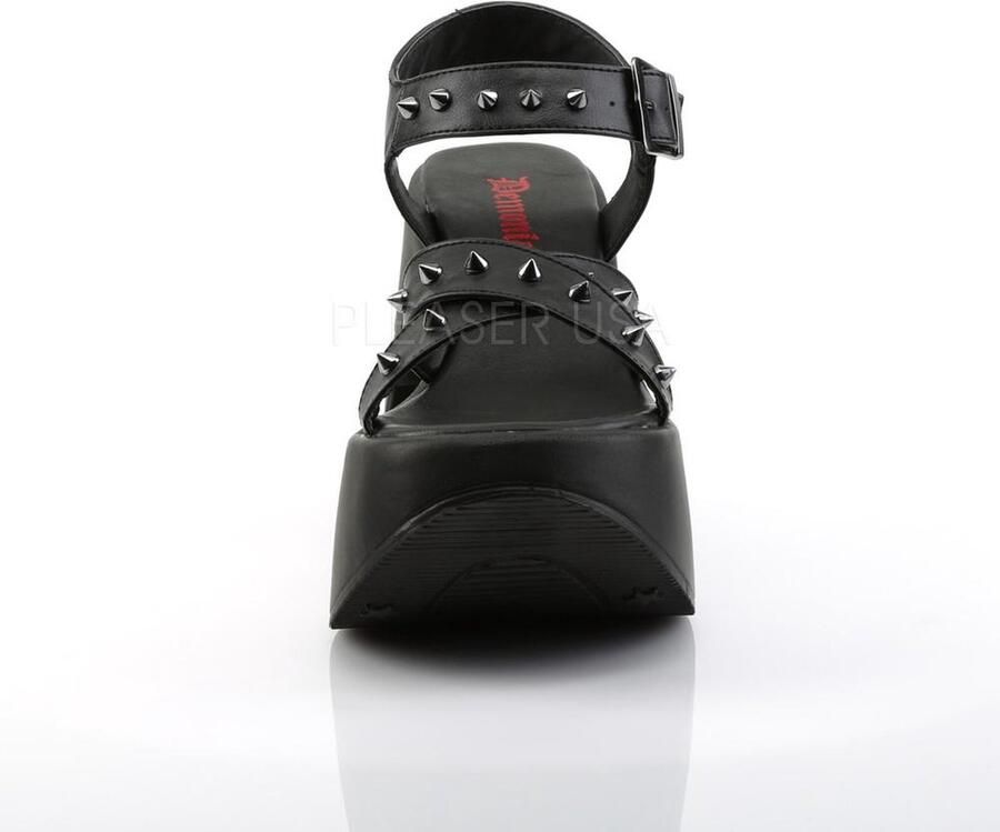 DemoniaCult DYNAMITE02 Platform Sandals 41 Shoes Zwart