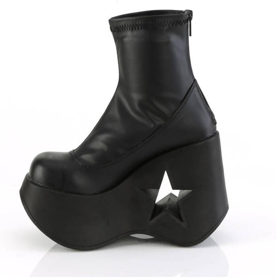 DemoniaCult DYNAMITE-100 Plateau Laarzen 39 Shoes Zwart