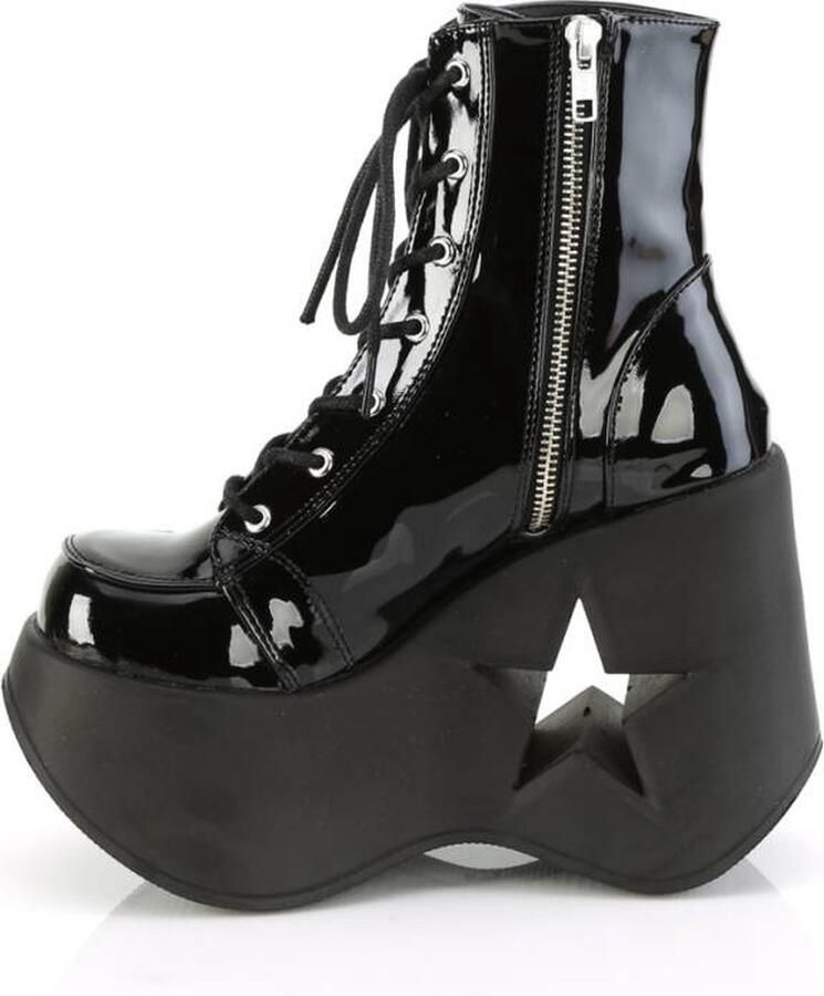 DemoniaCult DYNAMITE-106 Plateau Laarzen 38 Shoes Zwart - Foto 2