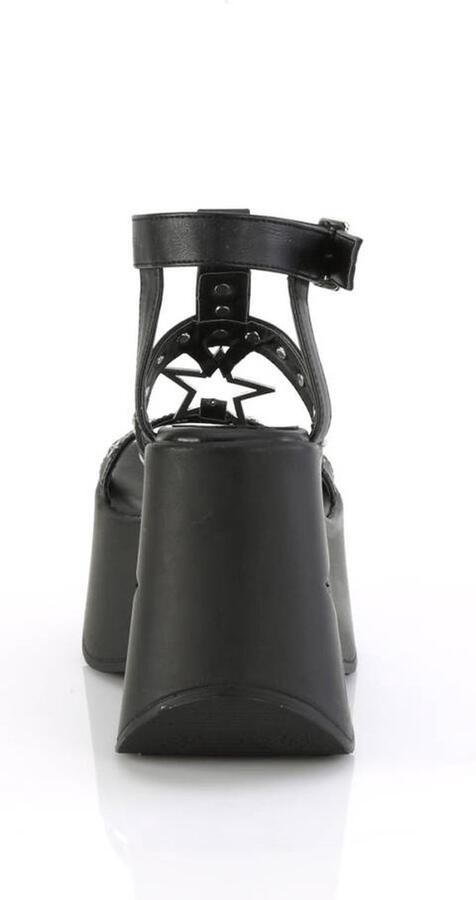 DemoniaCult DYNAMITE-12 Plateau Sandaal 37 Shoes Zwart - Foto 4