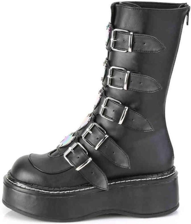 DemoniaCult EMILY-330 Laarzen 38 Shoes Zwart