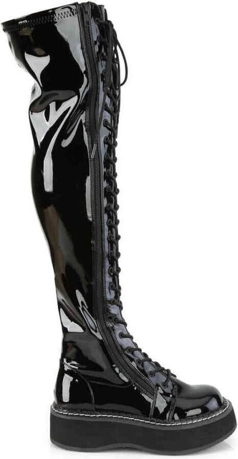 DemoniaCult EMILY-375 Overknee laarzen 42 Shoes Zwart - Foto 2