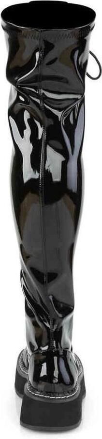 DemoniaCult EMILY-375 Overknee laarzen 42 Shoes Zwart - Foto 4