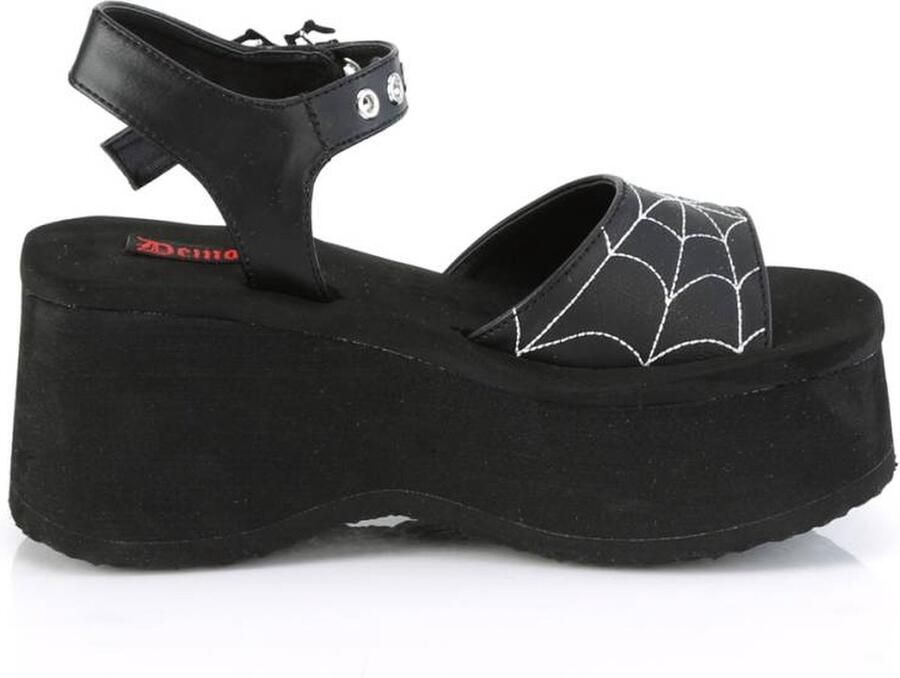 DemoniaCult FUNN-10 Plateau Sandaal 36 Shoes Zwart - Foto 4