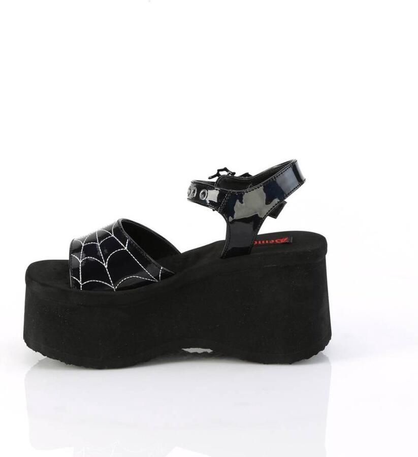 DemoniaCult FUNN-10 Plateau Sandaal 36 Shoes Zwart