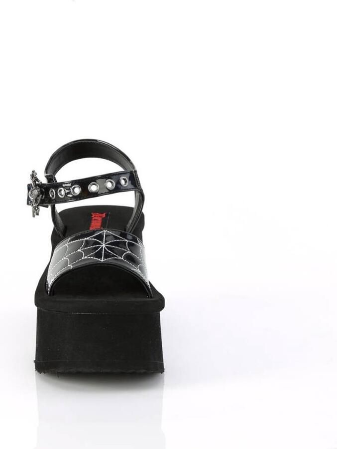 DemoniaCult FUNN-10 Plateau Sandaal 36 Shoes Zwart - Foto 5