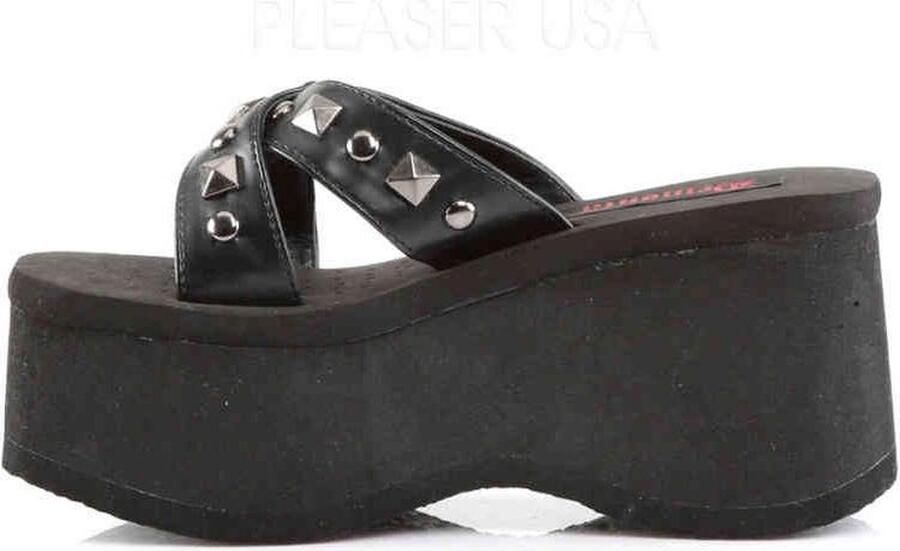 DemoniaCult FUNN-29 Slippers 37 Shoes Zwart - Foto 3